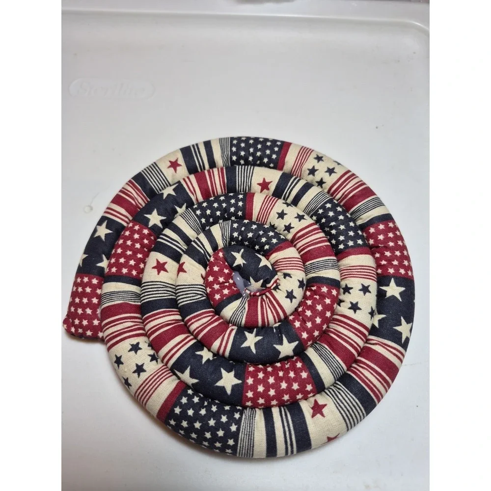 Scented Handmade Spice Smell Trivet Hot Plate Counter Protector Coil Fabric